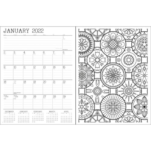 Adult Coloring Book Planner