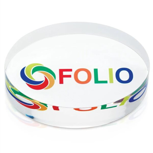 JAFFA® Oval Acrylic Paperweight