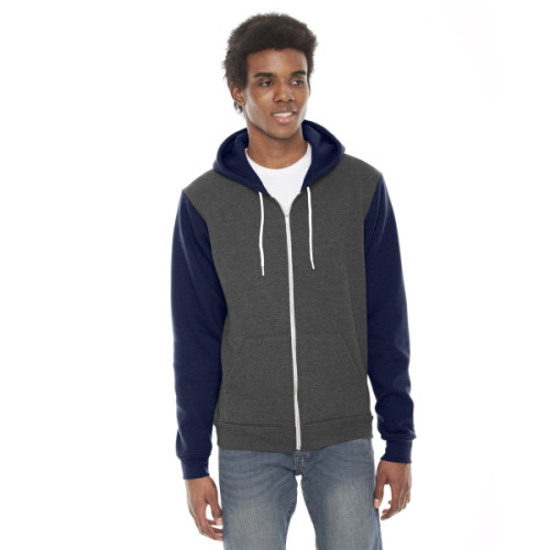 Unisex Flex Fleece USA Made Zip Hoodie