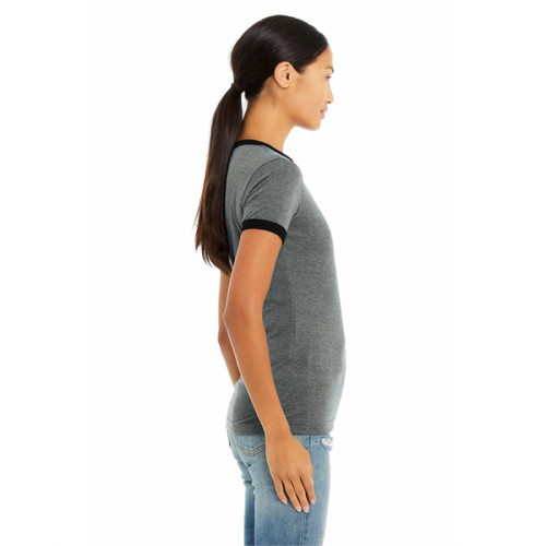Ladies' Jersey Short-Sleeve Ringer T-Shirt