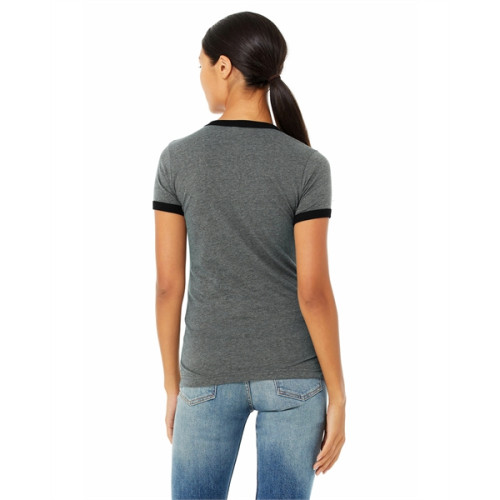 Ladies' Jersey Short-Sleeve Ringer T-Shirt