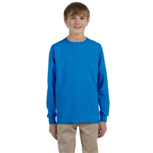 Youth Ultra Cotton® 6 oz. Long-Sleeve T-Shirt