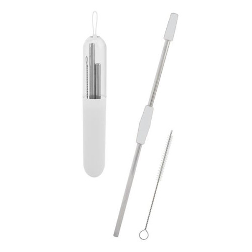 2-Piece Stainless Steel Straw Kit
