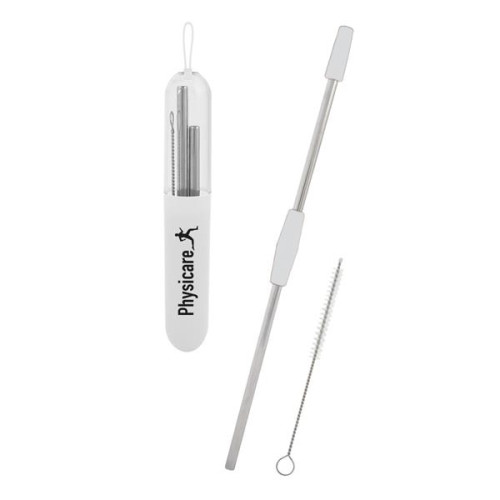2-Piece Stainless Steel Straw Kit