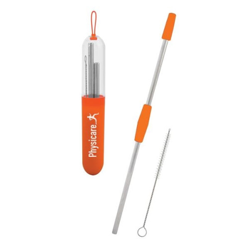 2-Piece Stainless Steel Straw Kit