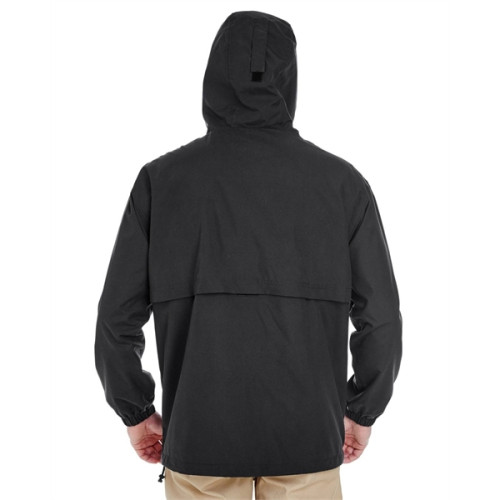 Adult Microfiber Full-Zip Hooded Jacket