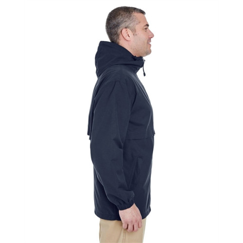 Adult Microfiber Full-Zip Hooded Jacket