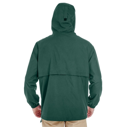 Adult Microfiber Full-Zip Hooded Jacket