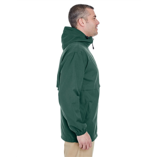Adult Microfiber Full-Zip Hooded Jacket
