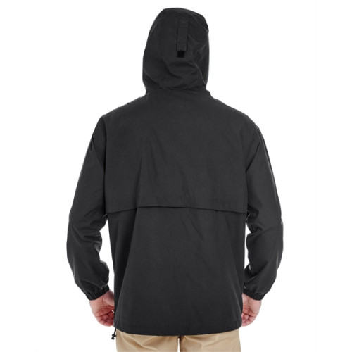 Adult Microfiber Full-Zip Hooded Jacket