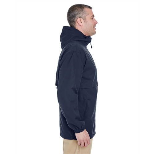Adult Microfiber Full-Zip Hooded Jacket