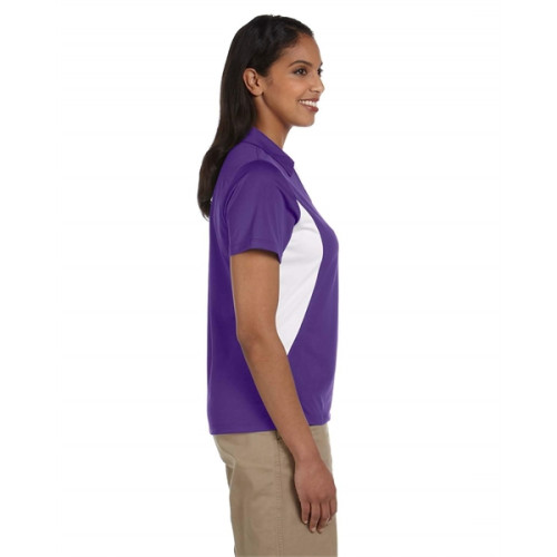 Ladies' Side Blocked Micro-Pique Polo