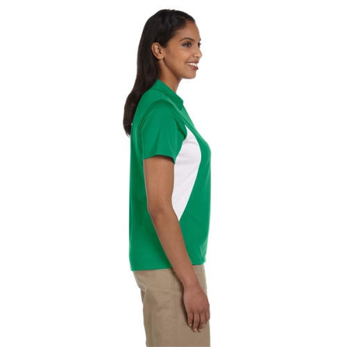 Ladies' Side Blocked Micro-Pique Polo