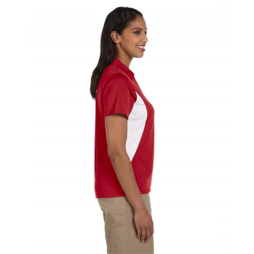 Ladies' Side Blocked Micro-Pique Polo