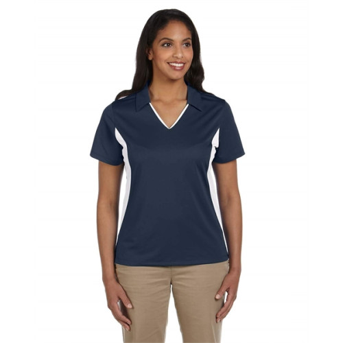 Ladies' Side Blocked Micro-Pique Polo