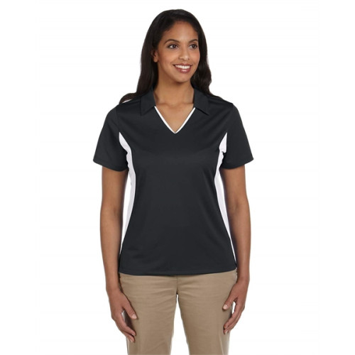 Ladies' Side Blocked Micro-Pique Polo
