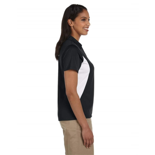 Ladies' Side Blocked Micro-Pique Polo
