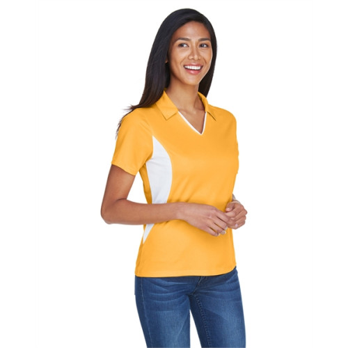 Ladies' Side Blocked Micro-Pique Polo