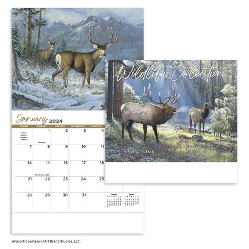 Wildlife Collection Appointment Calendar - Stapled