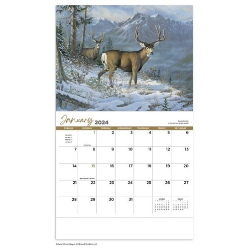 Wildlife Collection Appointment Calendar - Stapled