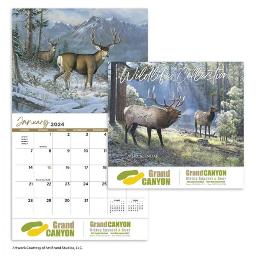 Wildlife Collection Appointment Calendar - Stapled