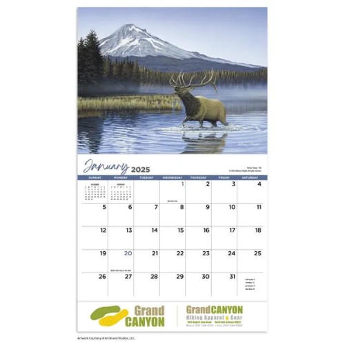 Wildlife Collection Appointment Calendar - Stapled