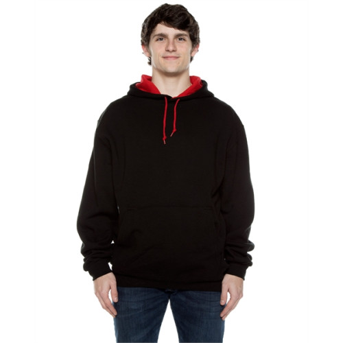 Unisex Contrast Hooded Sweatshirt