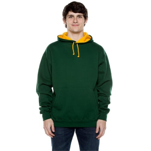 Unisex Contrast Hooded Sweatshirt