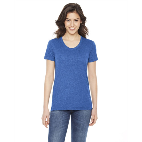 Ladies' Poly-Cotton Short-Sleeve Crewneck