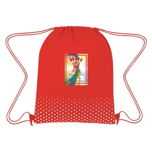 Connect The Dots Non-Woven Drawstring Bag