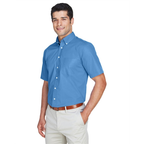 Men's Crown Woven Collection™ Solid Broadcloth Short-Slee...