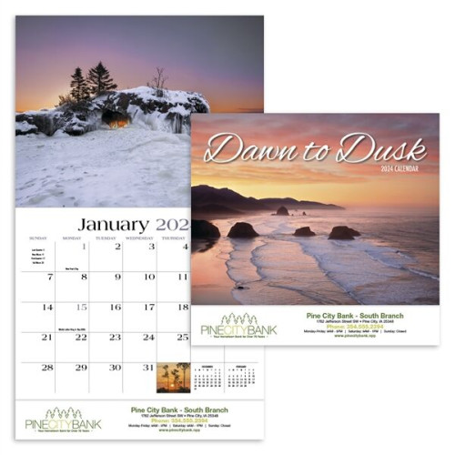 Dawn to Dusk Appointment Calendar - Stapled