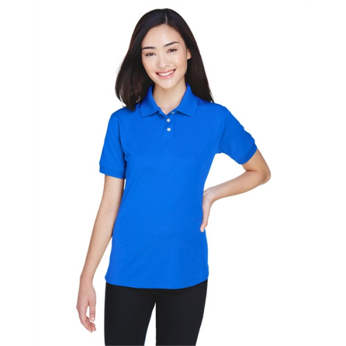 Ladies' Platinum Performance Pique Polo with TempControl ...