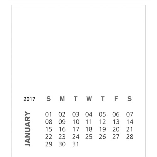 Business Card Magnet with 12-Sheet Calendar