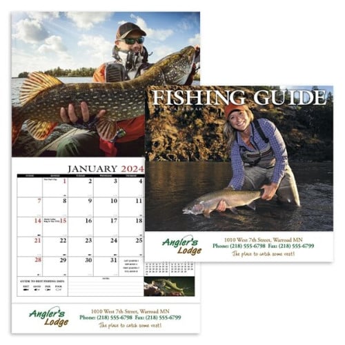 Fishing Guide Appointment Calendar - Stapled