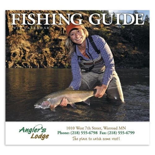 Fishing Guide Appointment Calendar - Stapled