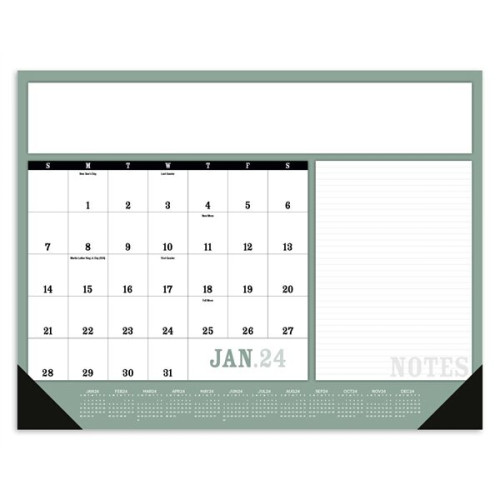 Notes Desk Pad with Vinyl Corners