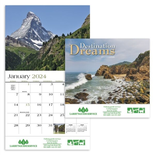 Destination Dreams® Appointment Calendar - Stapled