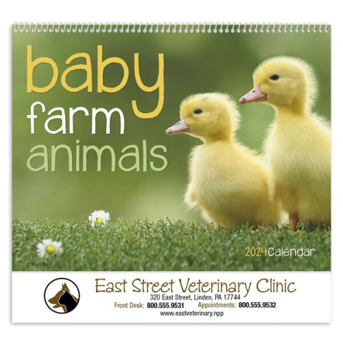 Baby Farm Animals - Spiral