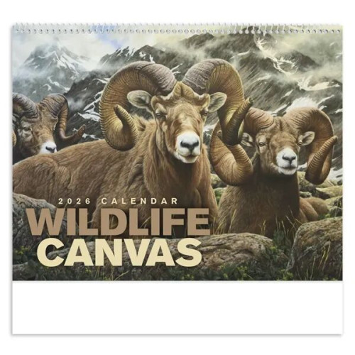 Good Value™ Wildlife Canvas - Spiral Calendar