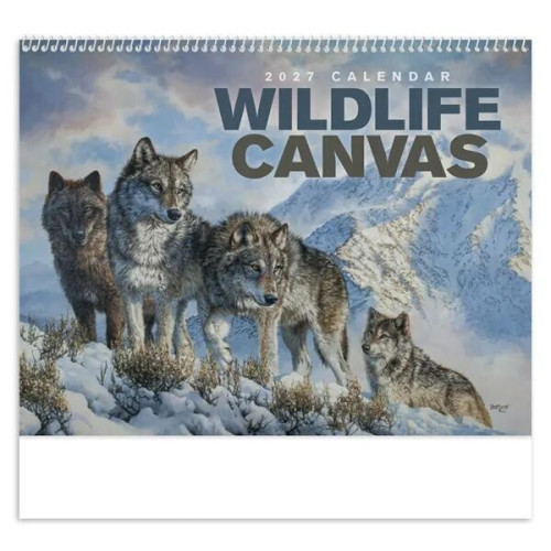 Good Value™ Wildlife Canvas - Spiral Calendar
