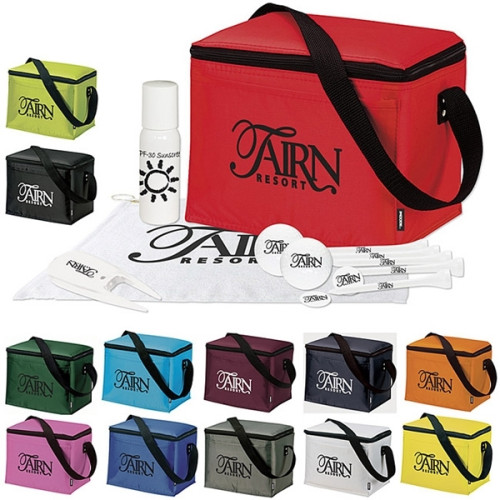 KOOZIE 6 Pack Cooler Golf Event Kit