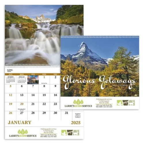 Good Value™ Glorious Getaways - Spiral Calendar