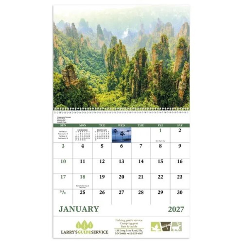 Good Value™ Glorious Getaways - Spiral Calendar