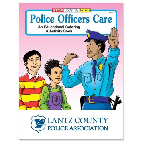 Coloring Book: Police Officers Care
