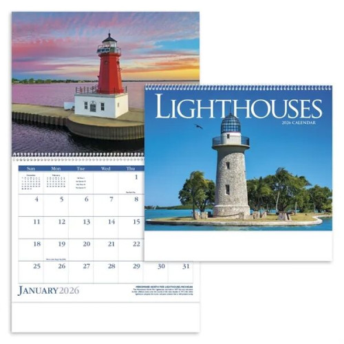 Triumph® Calendars Lighthouses Calendar