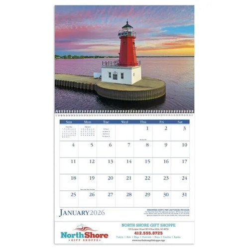Triumph® Calendars Lighthouses Calendar