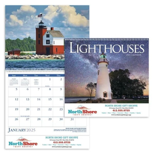 Triumph® Calendars Lighthouses Calendar