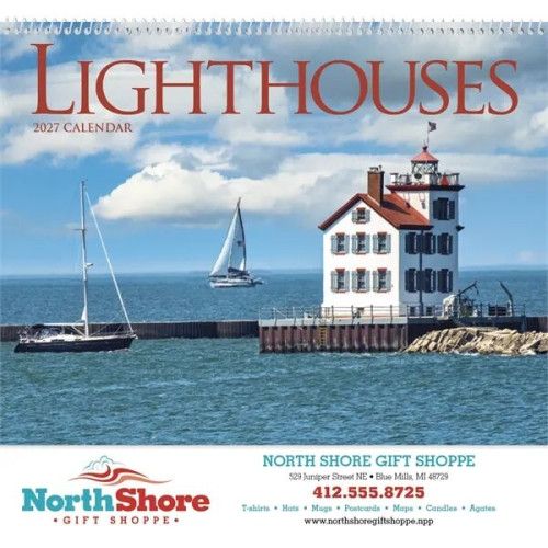 Triumph® Calendars Lighthouses Calendar