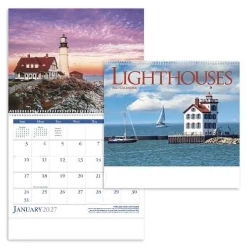 Triumph® Calendars Lighthouses Calendar